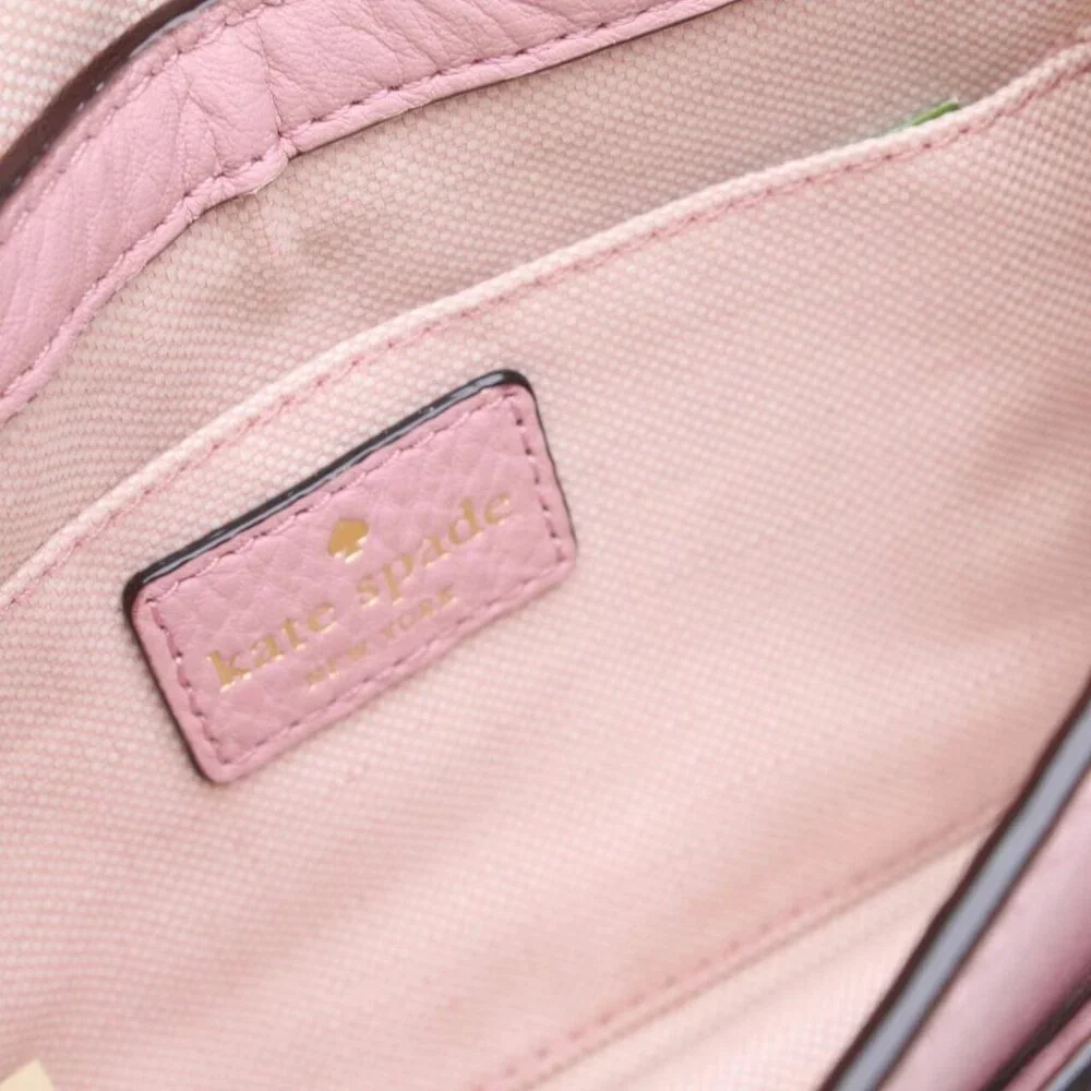 Euc Kate Spade NY Browning Lane Suna Pink Leather Crossbody Bag Purse